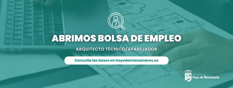 Apertura de bolsa de empleo para arquitecto técnico/aparejador